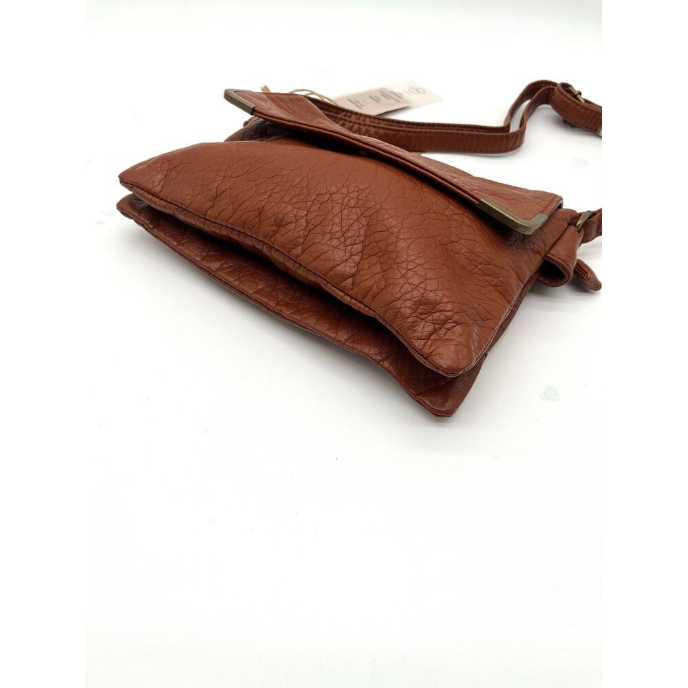 SLOUCHY HOBO NWT Leather Satchel, Brown - Picture 5 of 12